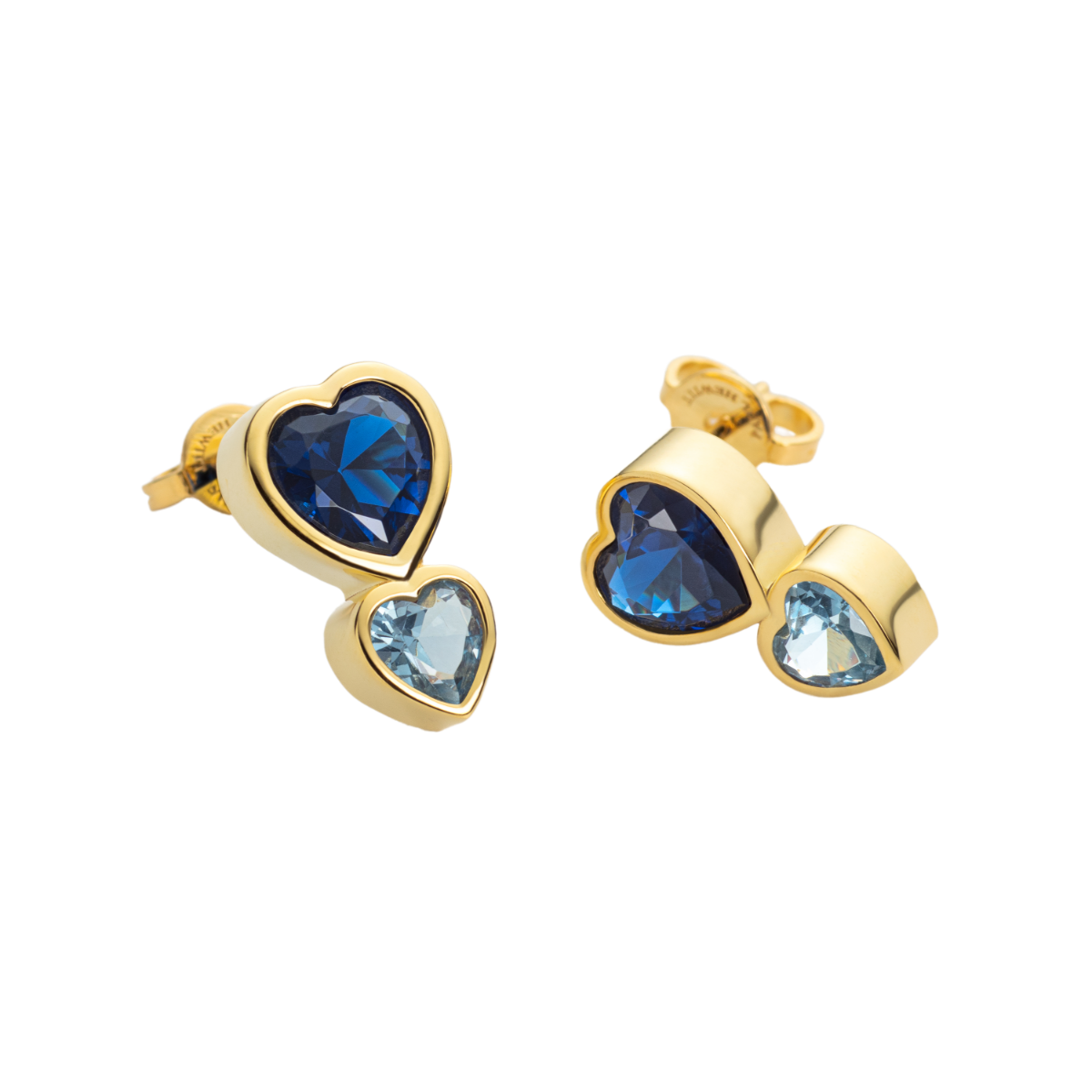 Heart of the Sea Rainbow Ohrring Gold - Sterling Silber 925 PH-JE-2229