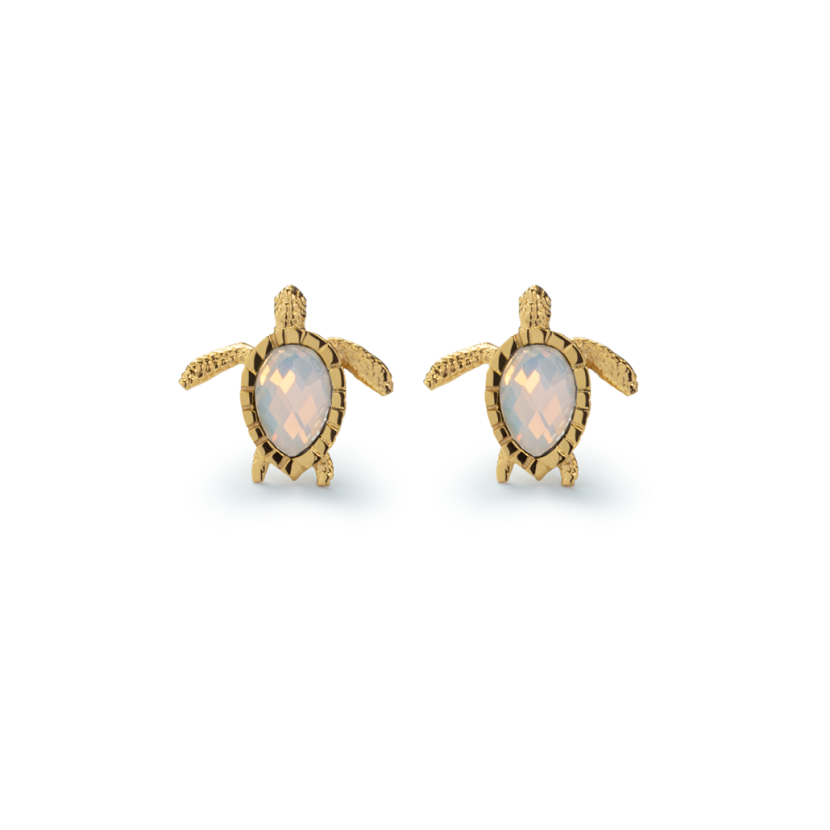 Turtle Ohrring White Breeze Gold PH-JE-2333