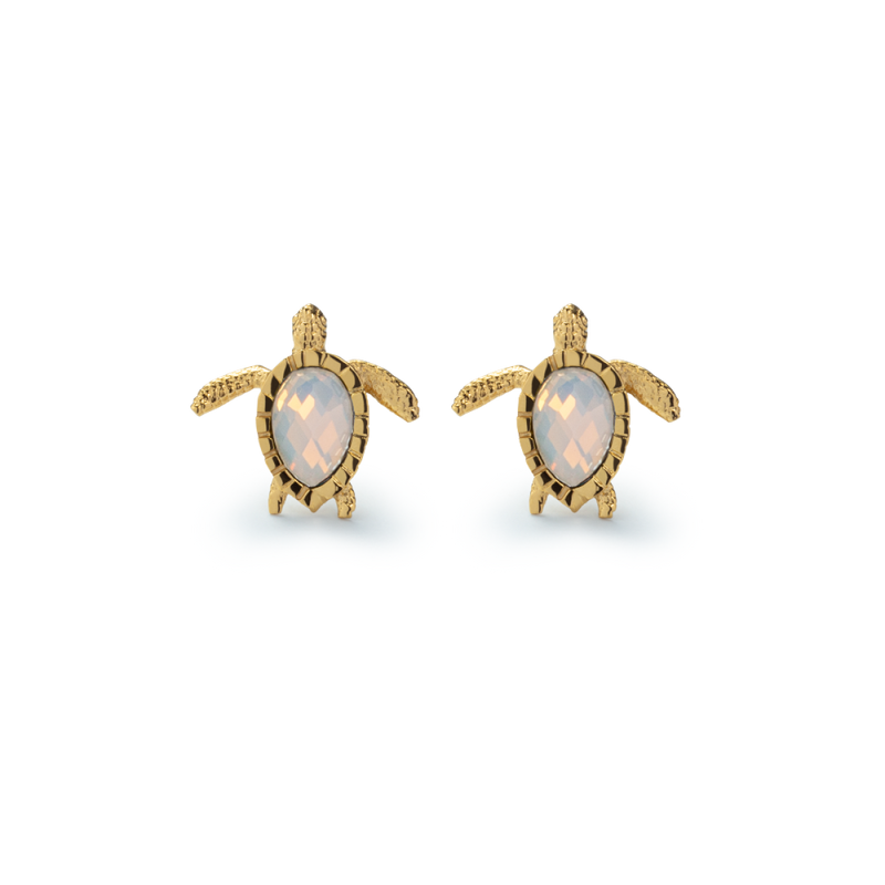 Turtle Ohrring White Breeze Gold PH-JE-2333