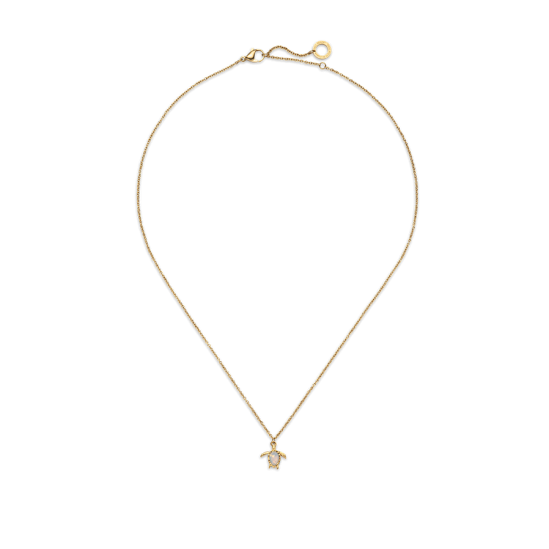 Turtle Mono Halskette White Breeze Gold PH-JE-2339