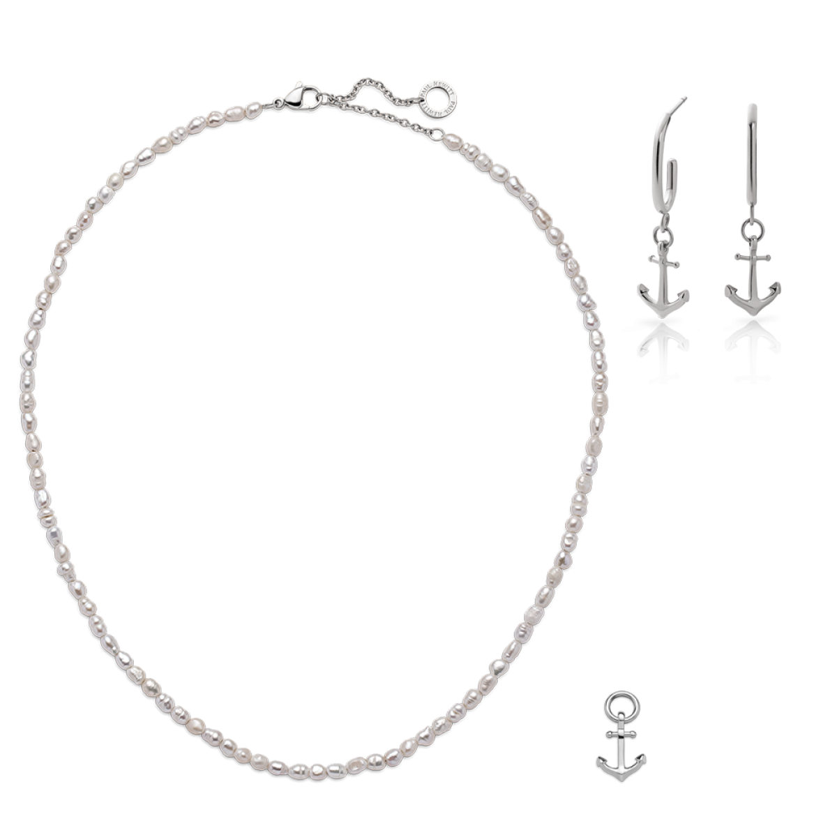 Schmuckset Hals-, Armkette und Ohrstecker PH-SET-3