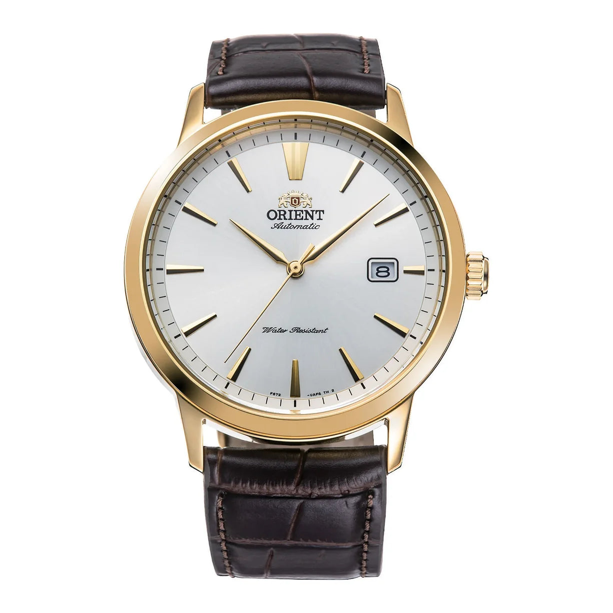 Orient Symphony III Leder Goldfarben RA-AC0F04S