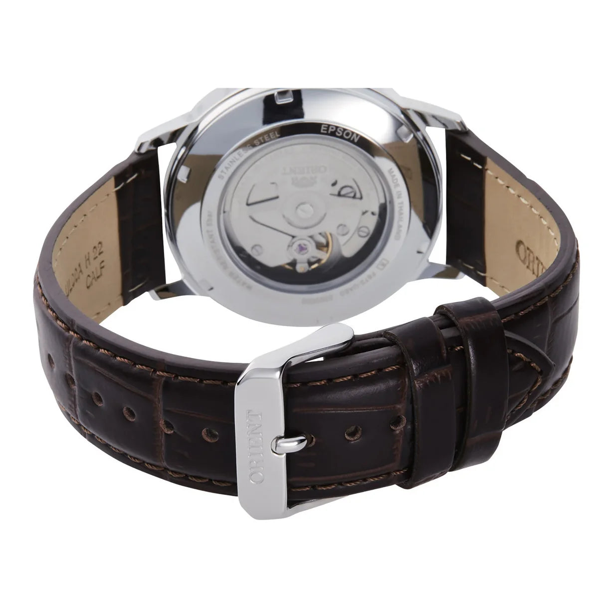 Orient Symphony III Leder Silber  RA-AC0F07S