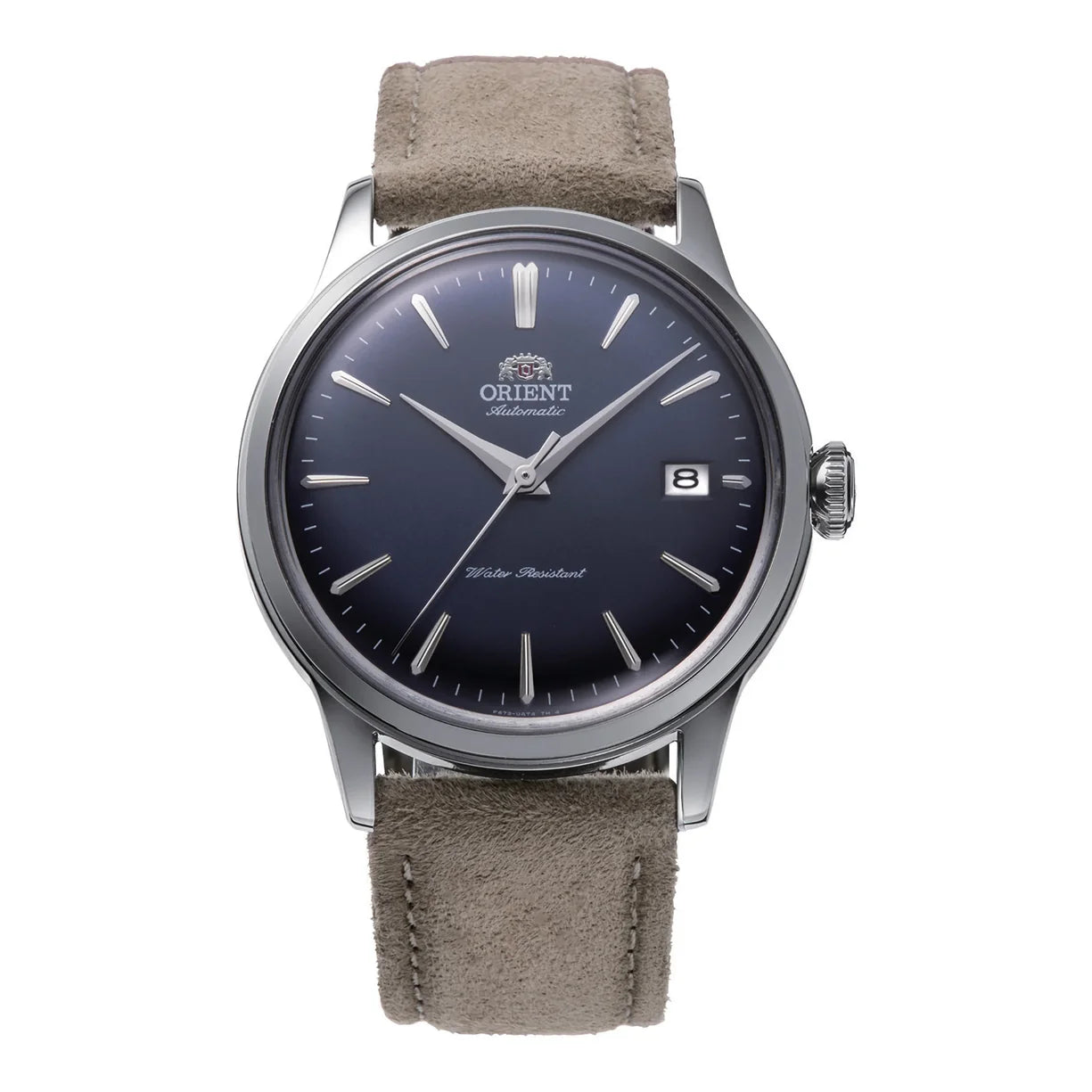 Orient Bambino 38mm Wildleder Nachtblau RA-AC0M12L