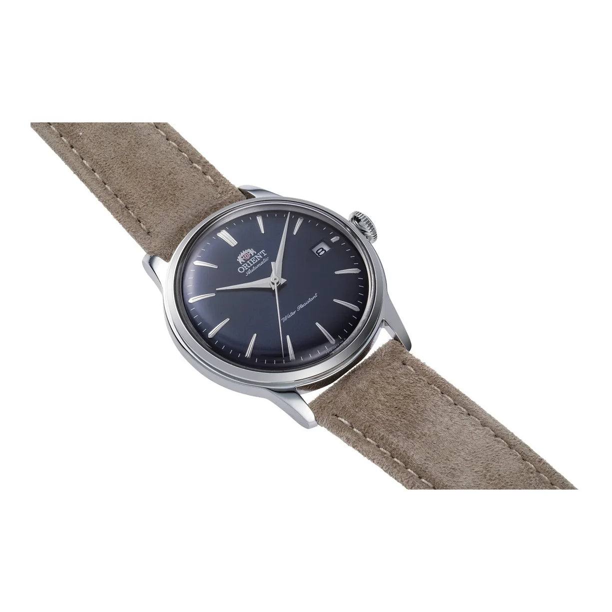 Orient Bambino 38mm Wildleder Nachtblau RA-AC0M12L