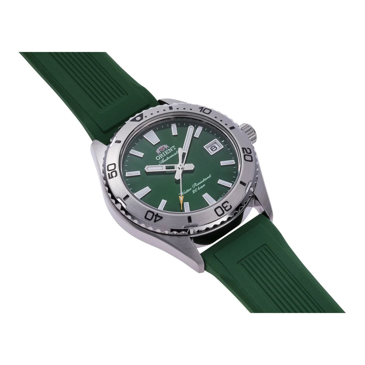 Orient Mako 40mm Silikon Grün Opal RA-AC0Q11E