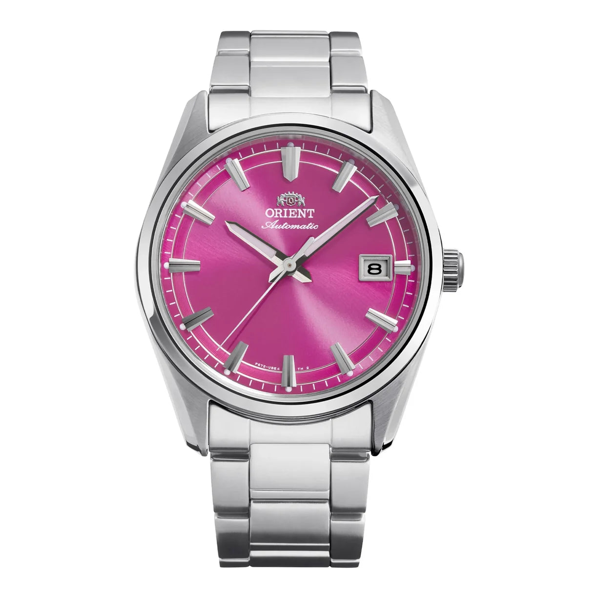 Orient Stretto Date Fuchsia Koralle RA-AC0R07P