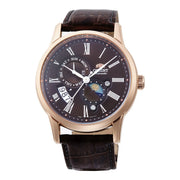 Orient Sun & Moon braunes Leder RA-AK0009T