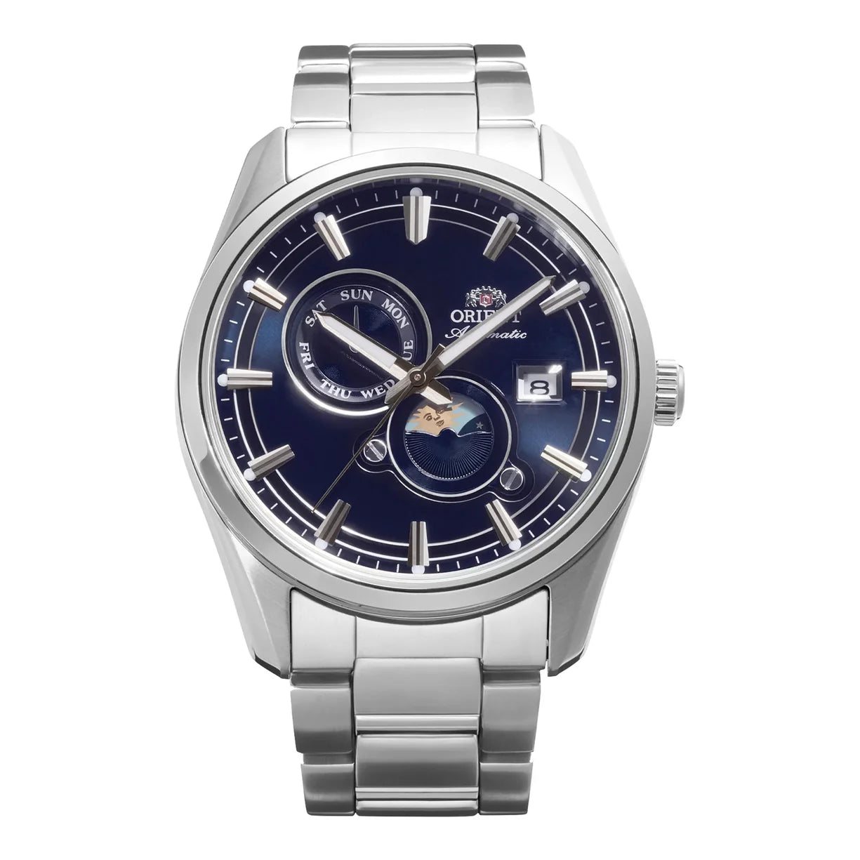 Orient Stretto Day & Night Mitternachtsblau RA-AK0315L