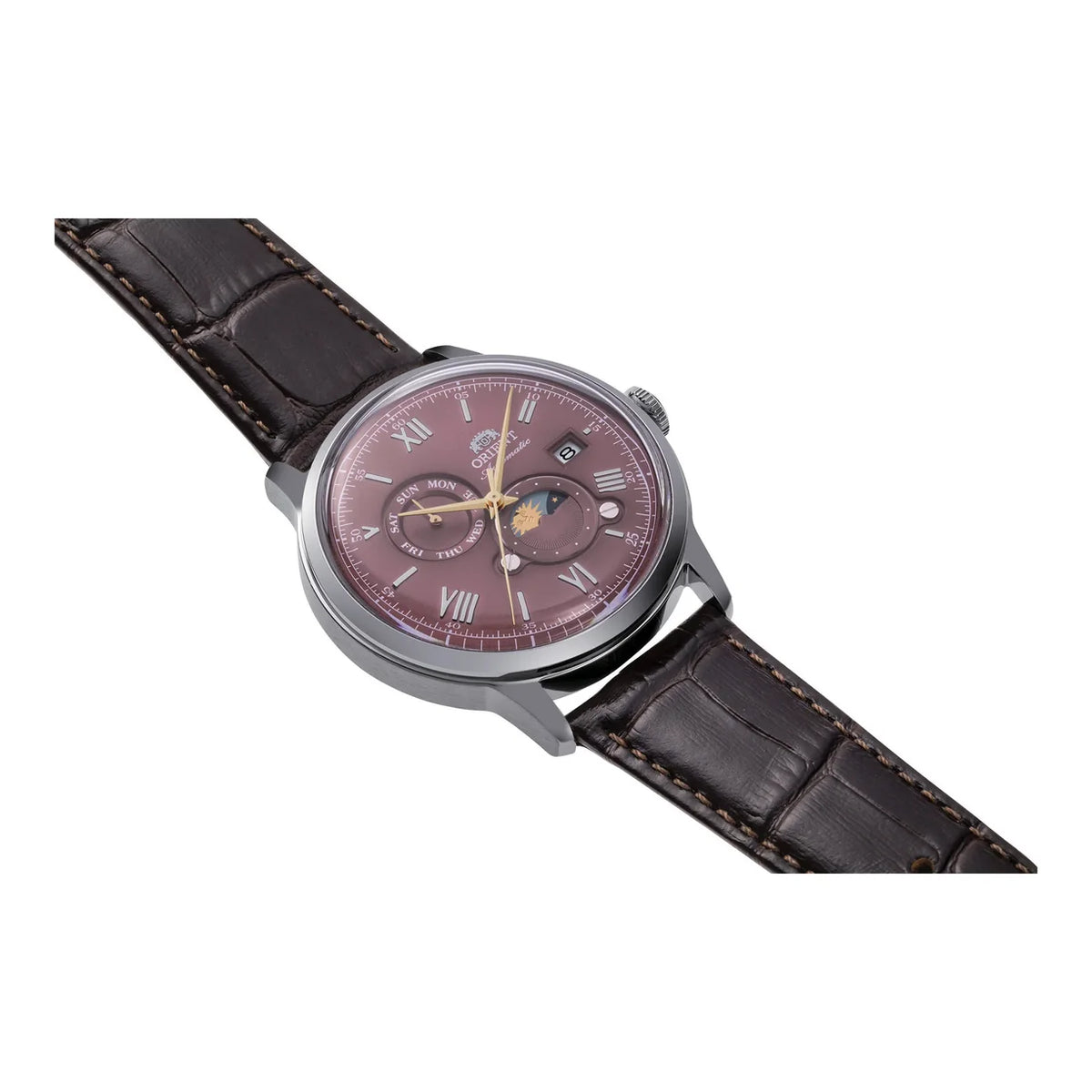 Orient Bambino Sun & Moon Bordeaux RA-AK0807R