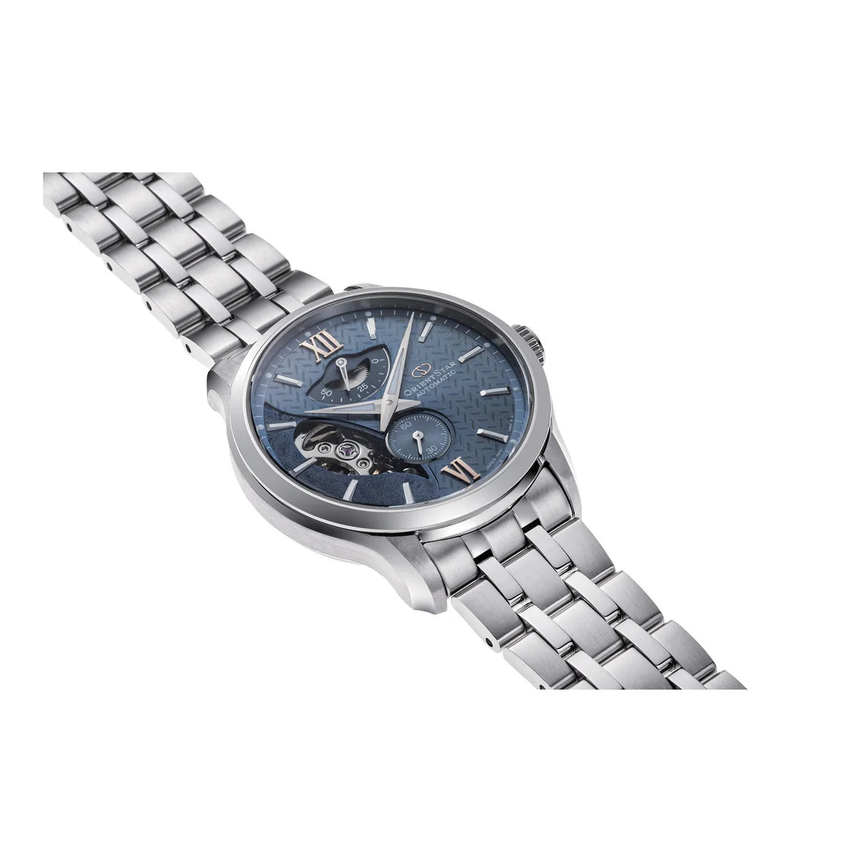 Orient Star Layered Skeleton Himmelblau RE-AV0B08L00B