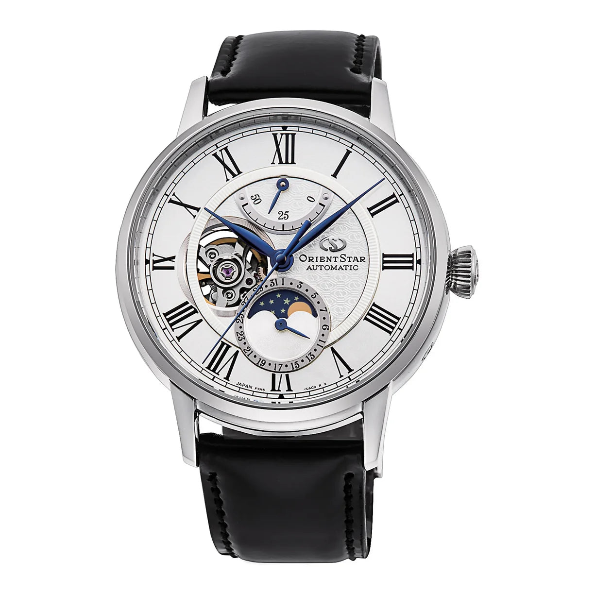 Orient Star Moon Phase weiss RE-AY0106S00B