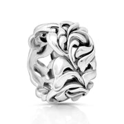 Ring aus Sterlingsilber mit oxidiertem Relieffinish 20-1067