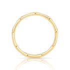 Ring aus Sterlingsilber Gelbgold plattiert in Form eines Bambus RI-10098GP