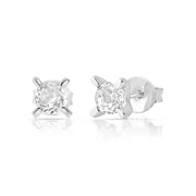 Sterlingsilber Ohrringe mit Stein Cristal Quarz SR-327