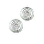 Sterling Silber Ohrringe mit Stein Cristal Quarz SR-349