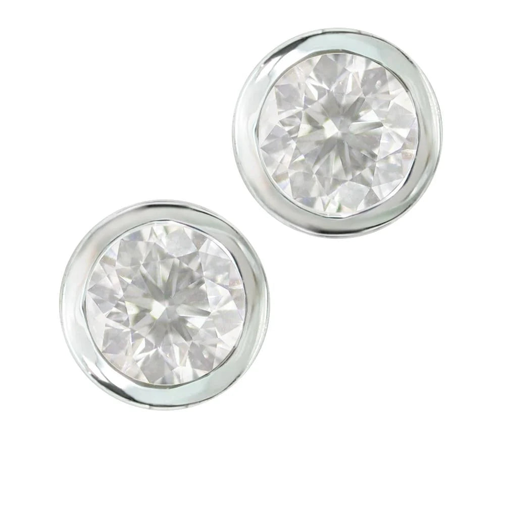 Sterlingsilber Ohrringe mit Stein Cristal Quarz SR-350