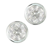 Sterlingsilber Ohrringe mit Stein Cristal Quarz SR-350