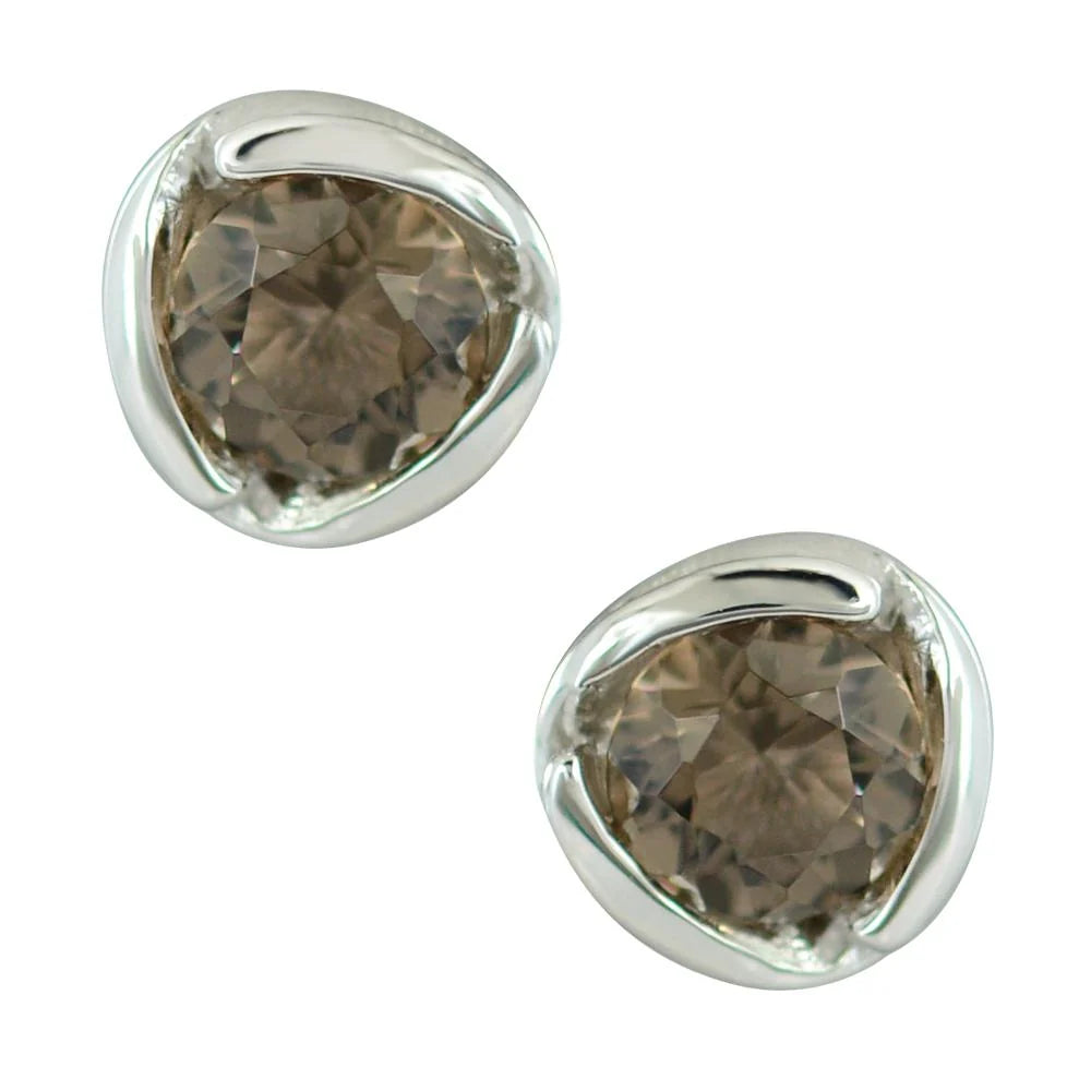 Sterlingsilber Ohrringe mit Steinquarz SR-378