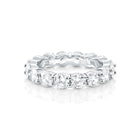 Sterling Silber Ring Eternity mit Krappenfassung Zirkonen rund um den Ring R-4427