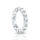 Sterling Silber Ring Eternity mit Krappenfassung Zirkonen rund um den Ring R-4427