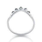 Sterlingsilber Ring Ethno-Stil originell durch seine Halbkrone Design RI-10128P