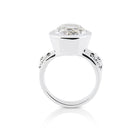 Sterlingsilber Ring Stein Cristal Quarz SR-708-50