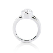 Sterlingsilber Ring Stein Cristal Quarz SR-704
