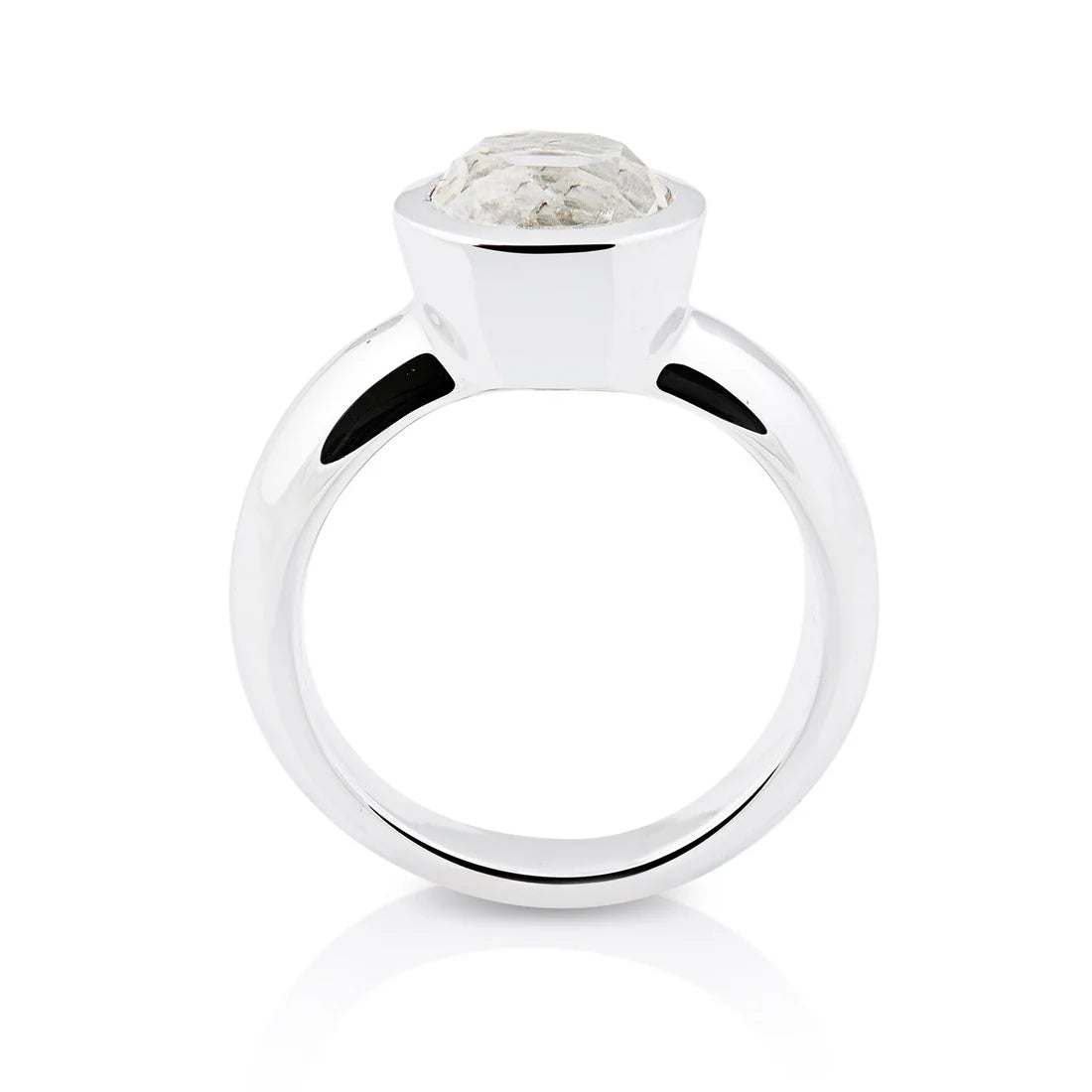 Sterlingsilber Ring Stein Cristal Quarz SR-700-50