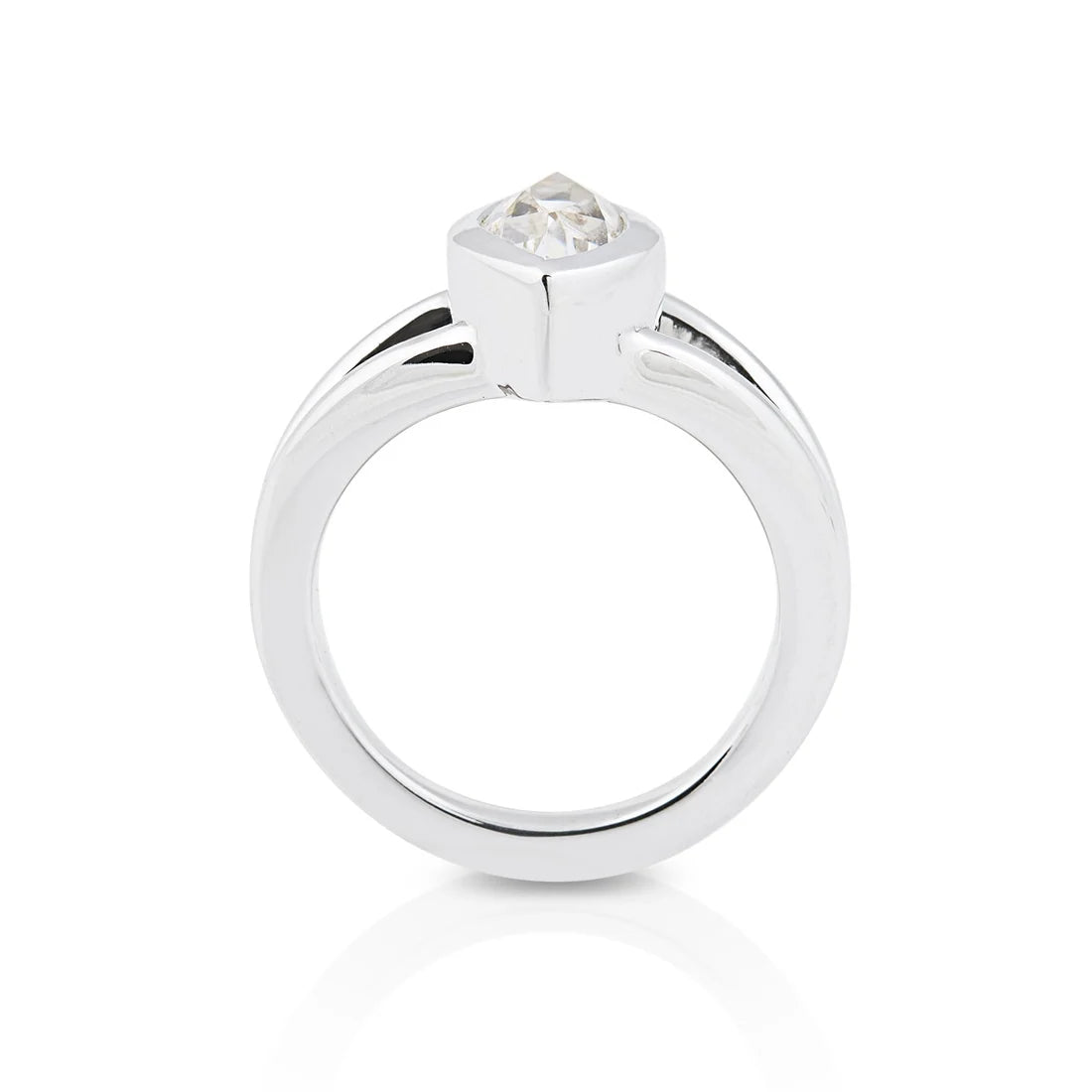 Sterlingsilber Ring Stein Cristal Quarz SR-702-50
