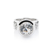 Sterlingsilber Ring Stein Cristal Quarz SR-708-50
