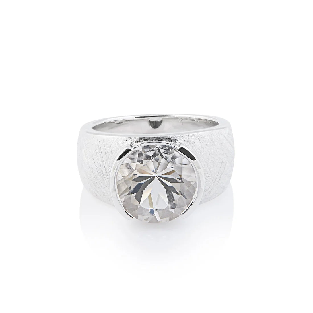 Sterlingsilber Ring Stein Cristal Quarz SR-706-50