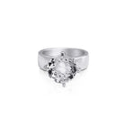 Sterlingsilber Ring Stein Cristal Quarz SR-106