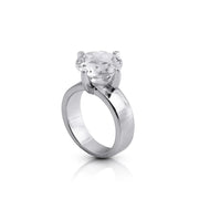 Sterlingsilber Ring Stein Cristal Quarz SR-106
