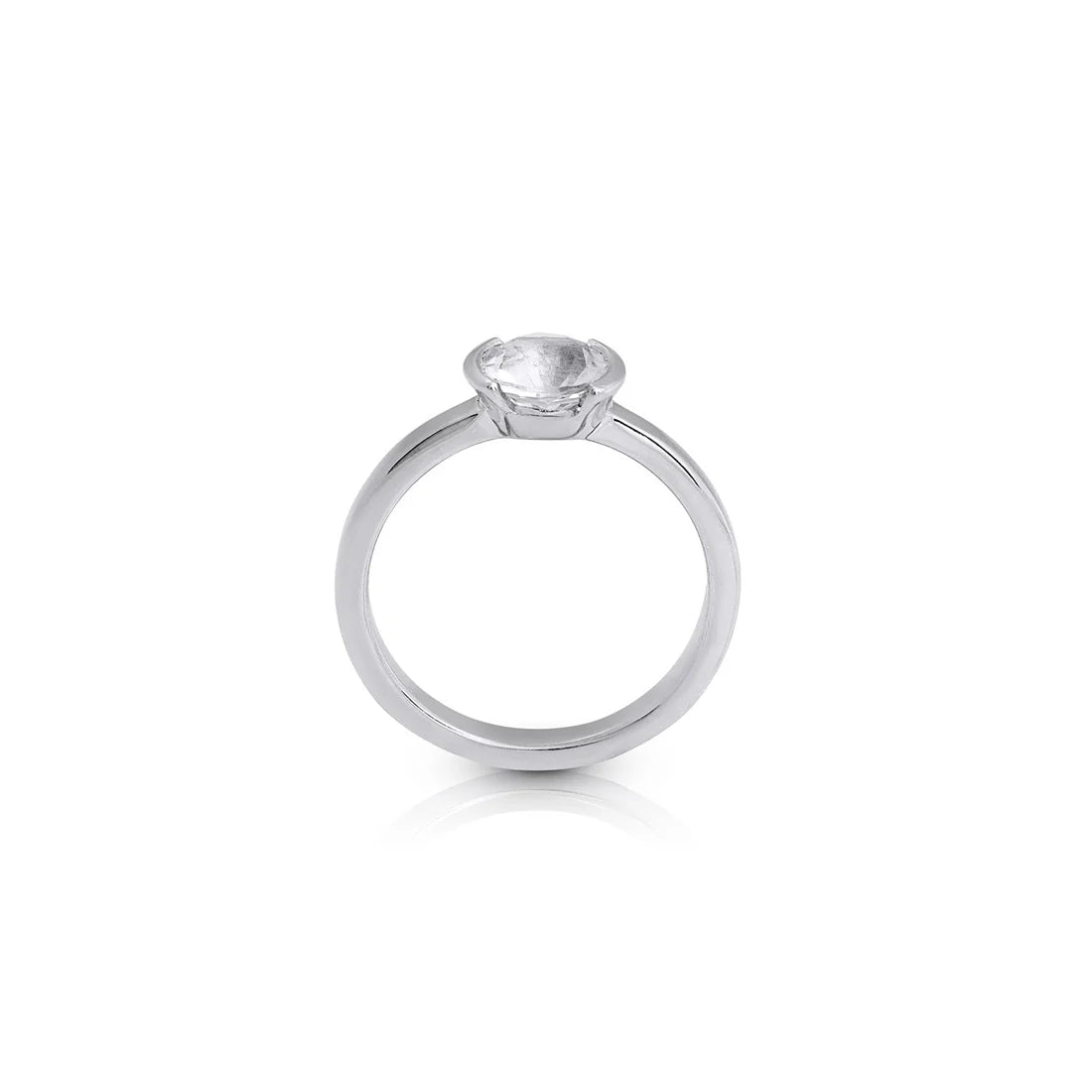Sterlingsilber Ring Stein Cristal Quarz SR-142-1