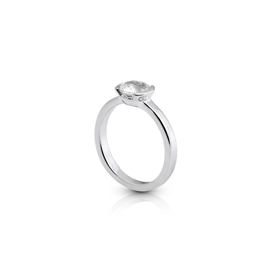 Sterlingsilber Ring Stein Cristal Quarz SR-142-1
