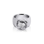 Sterlingsilber Ring Stein Cristal Quarz SR-157