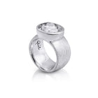Sterlingsilber Ring Stein Cristal Quarz SR-157
