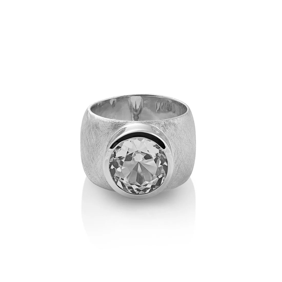 Sterlingsilber Ring Stein Cristal Quarz SR-168-1