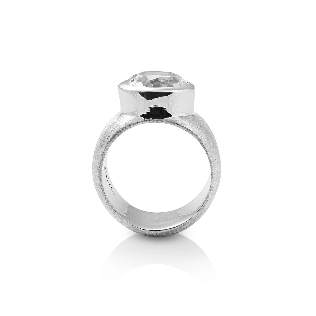 Sterlingsilber Ring Stein Cristal Quarz SR-168-1