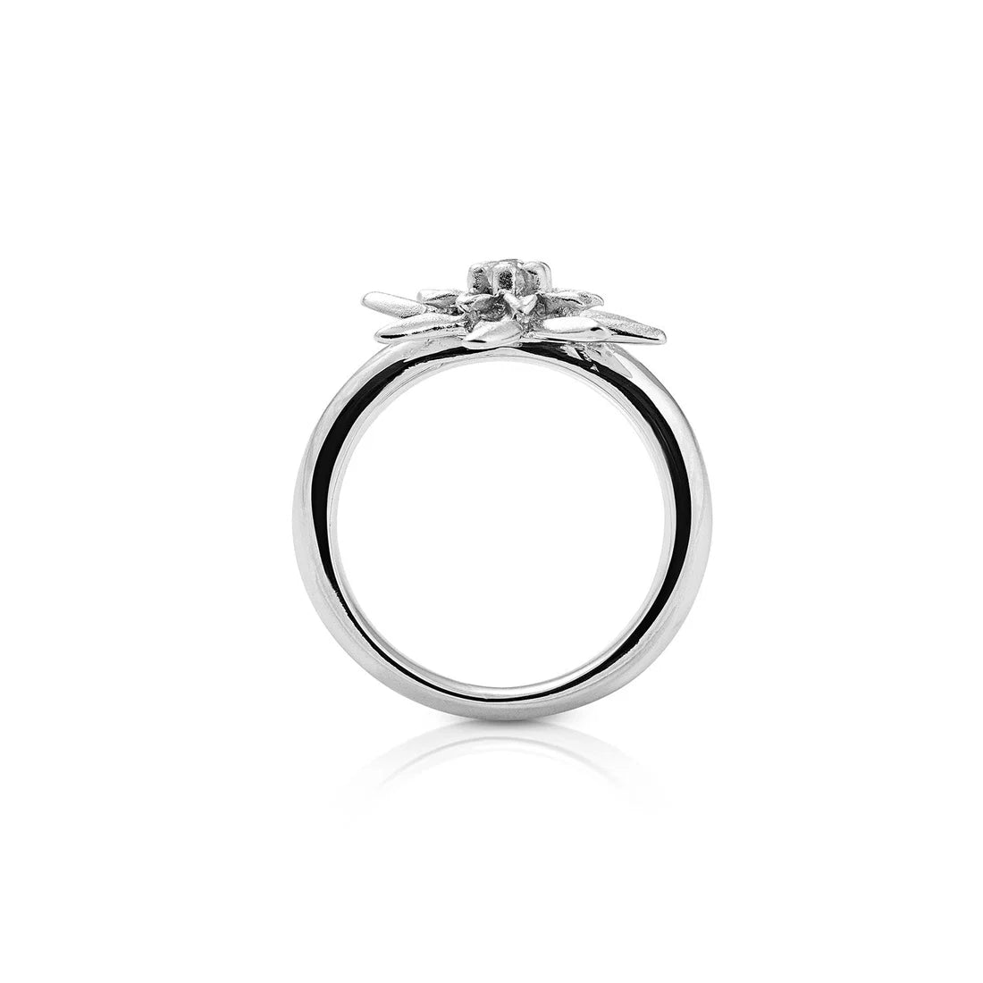 Sterlingsilber Ring Stein Cristal Quarz SR-170-1