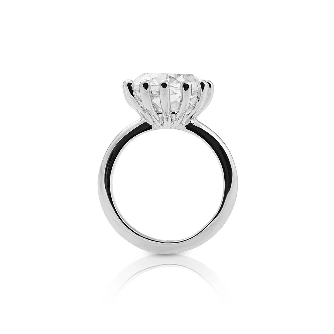 Sterlingsilber Ring Stein Cristal Quarz SR-171-1
