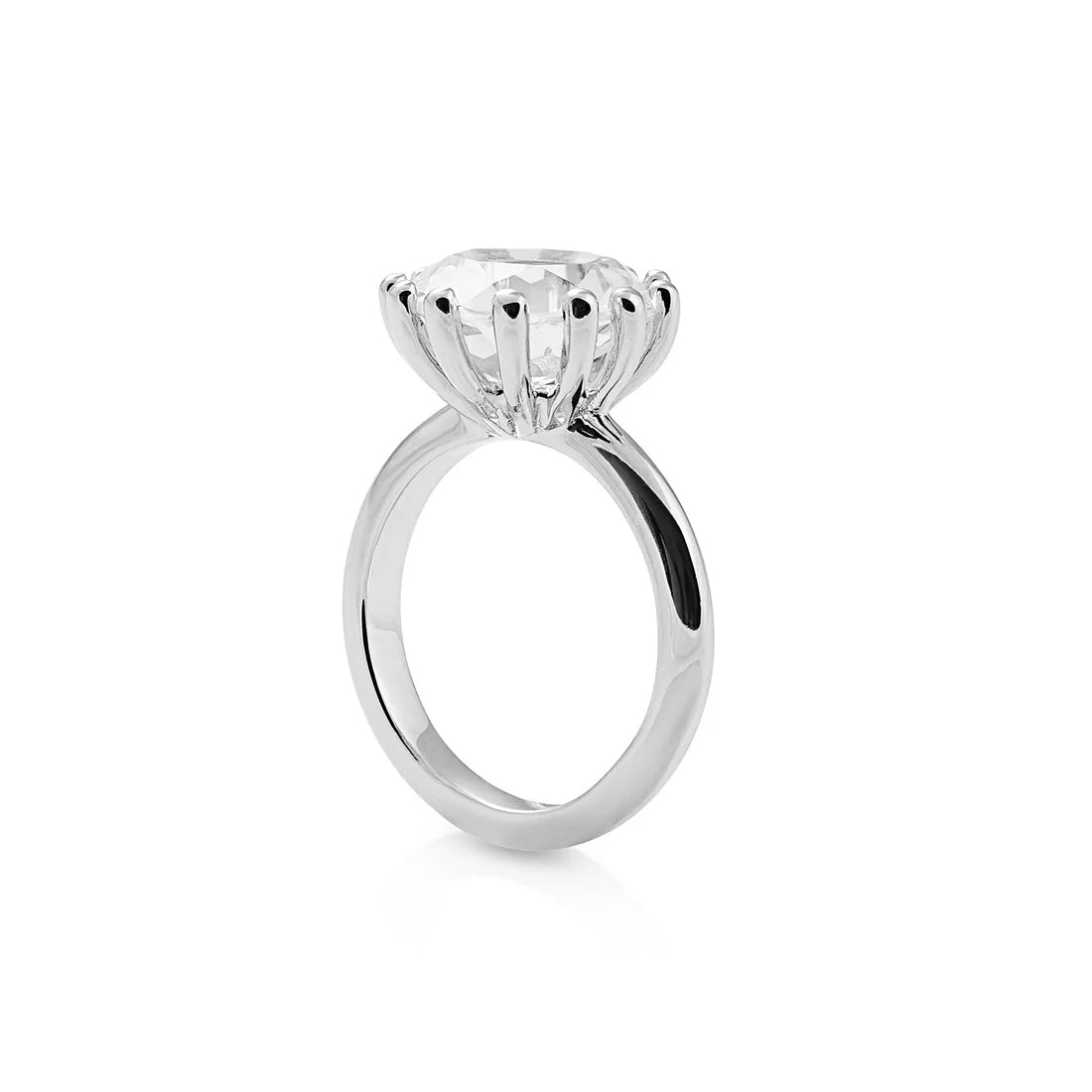 Sterlingsilber Ring Stein Cristal Quarz SR-171-1