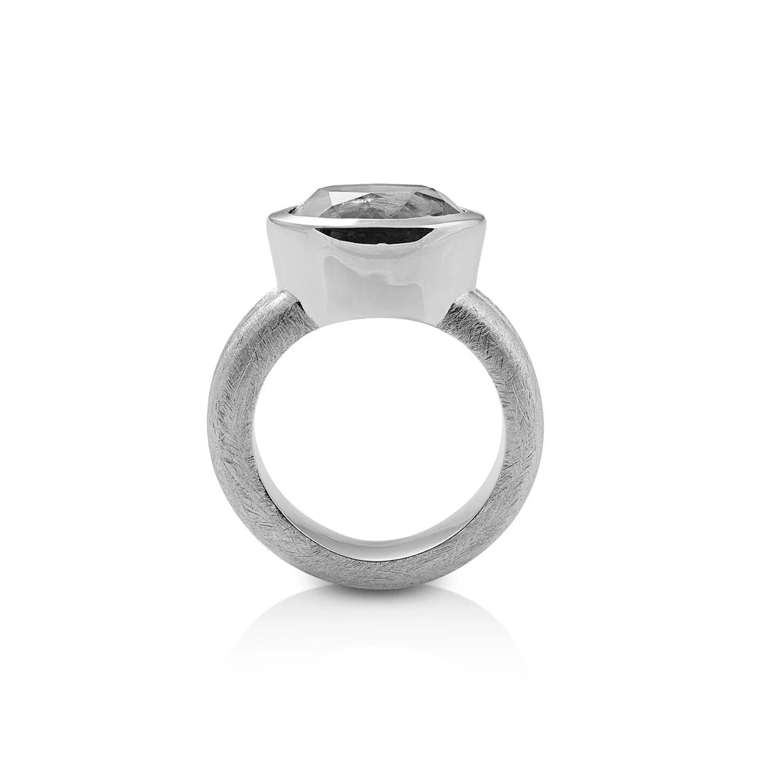 Sterlingsilber Ring Stein Cristal Quarz SR-175-1