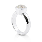 Sterlingsilber Ring Stein Cristal Quarz SR-700