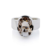 Sterling Silber Ring mit Steinquarz SR-711