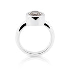 Sterling Silber Ring mit Steinquarz SR-713