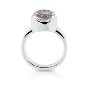 Sterling Silber Ring mit Steinquarz SR-711