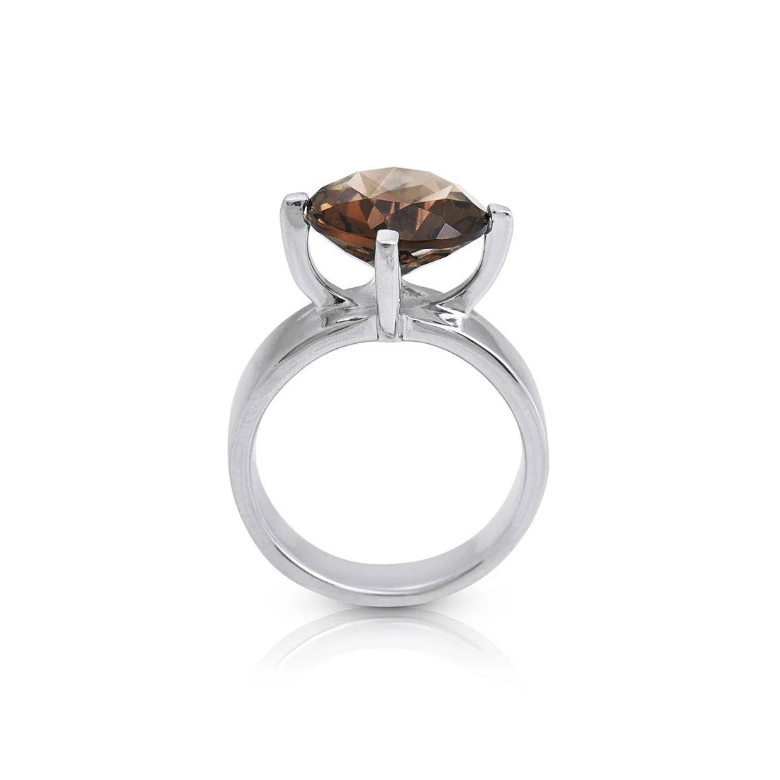 Sterlingsilber Ring mit Steinquarz SR-102-1
