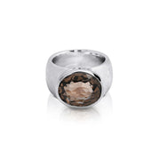 Sterlingsilber Ring mit Steinquarz SR-159